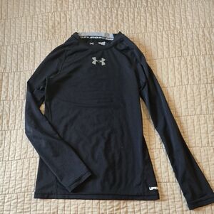 Kids Sm Under Armour Midnight Black Performance Top